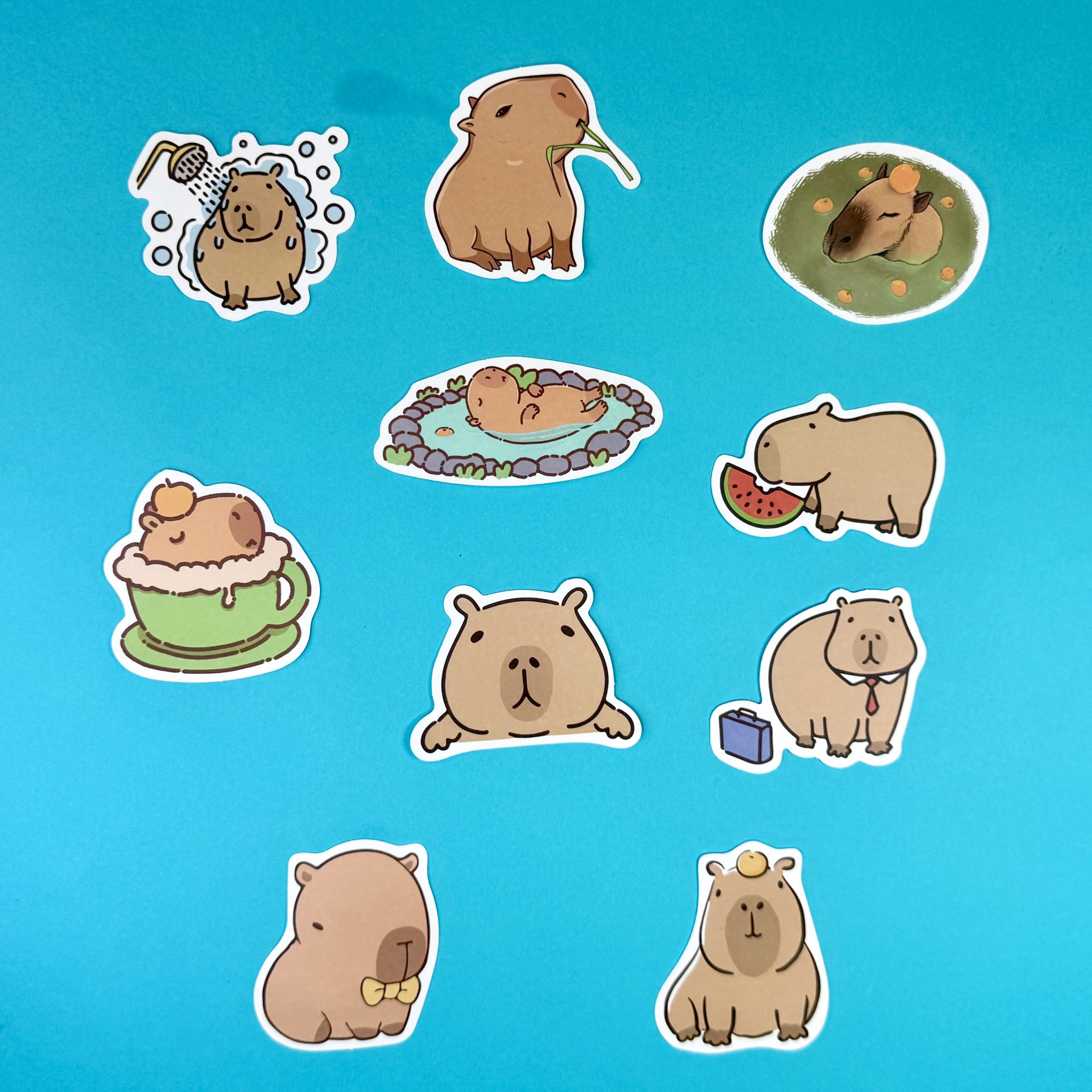 Capybara stickers 2