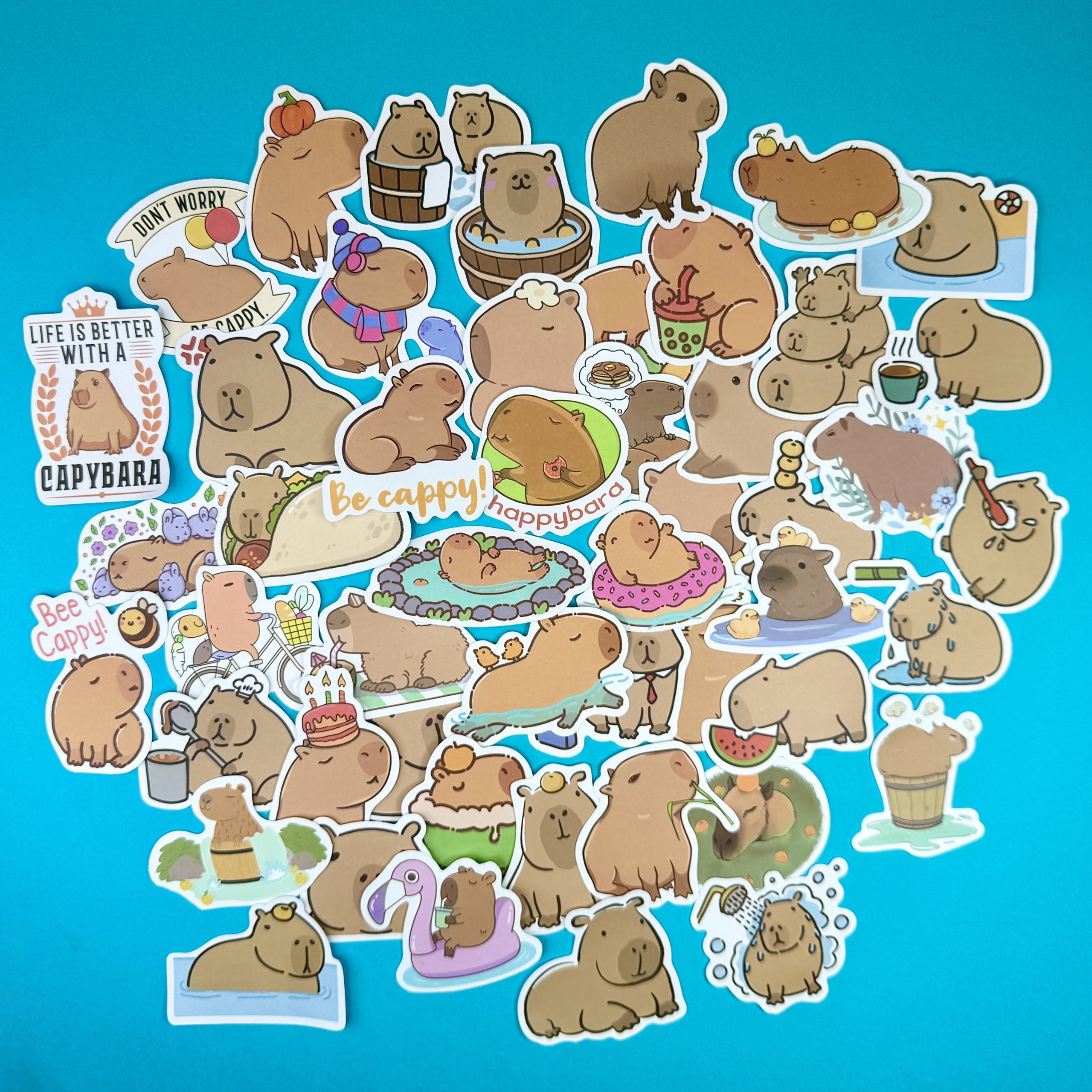 Capybara stickers