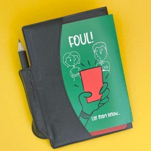 Football referee cards