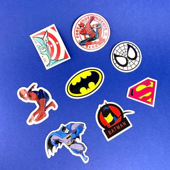 Superhero Vinyl Stickers