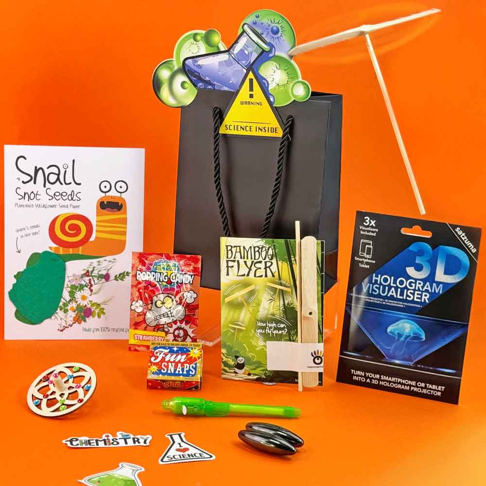 science party bags and party bag fillers