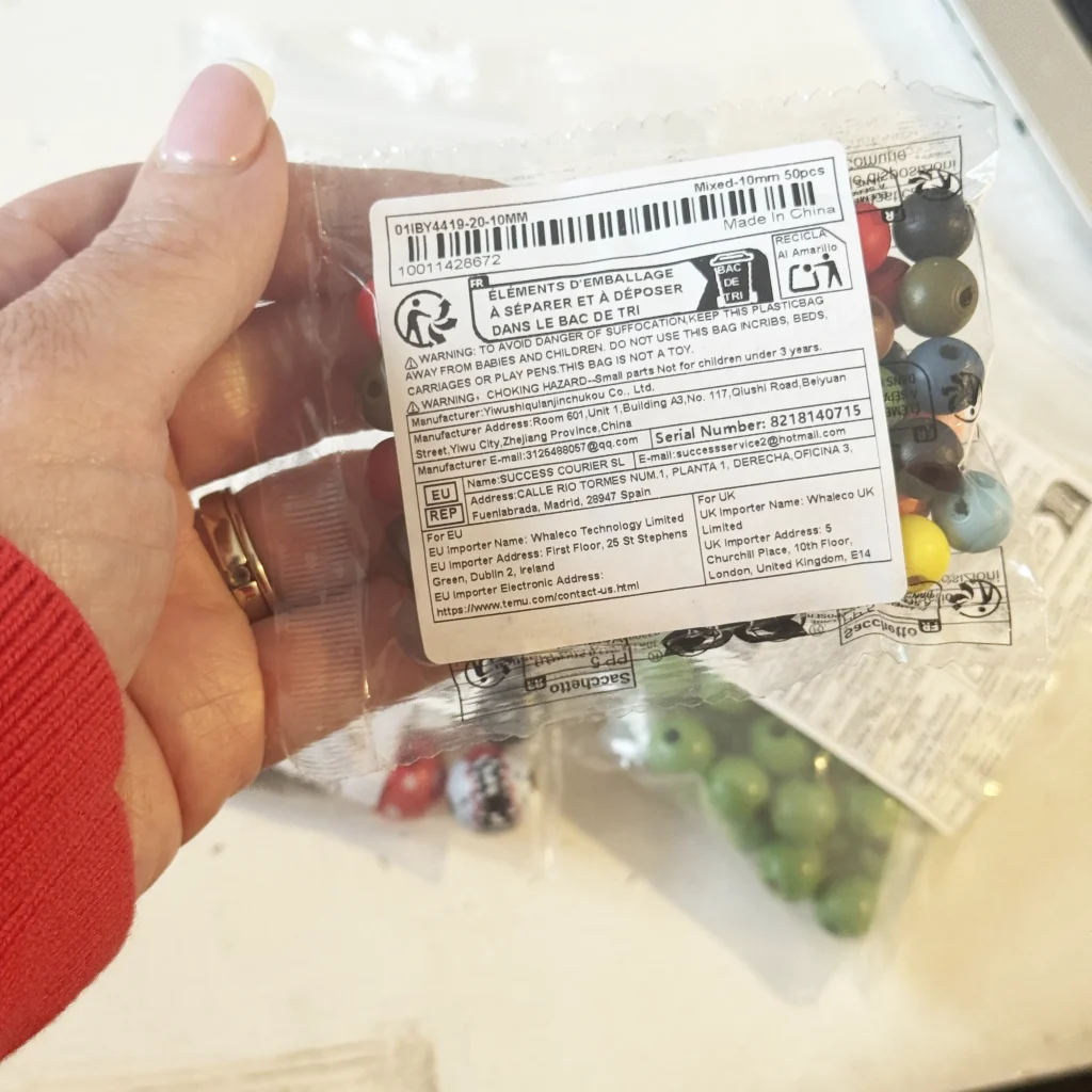 Missing certification on Temu products.