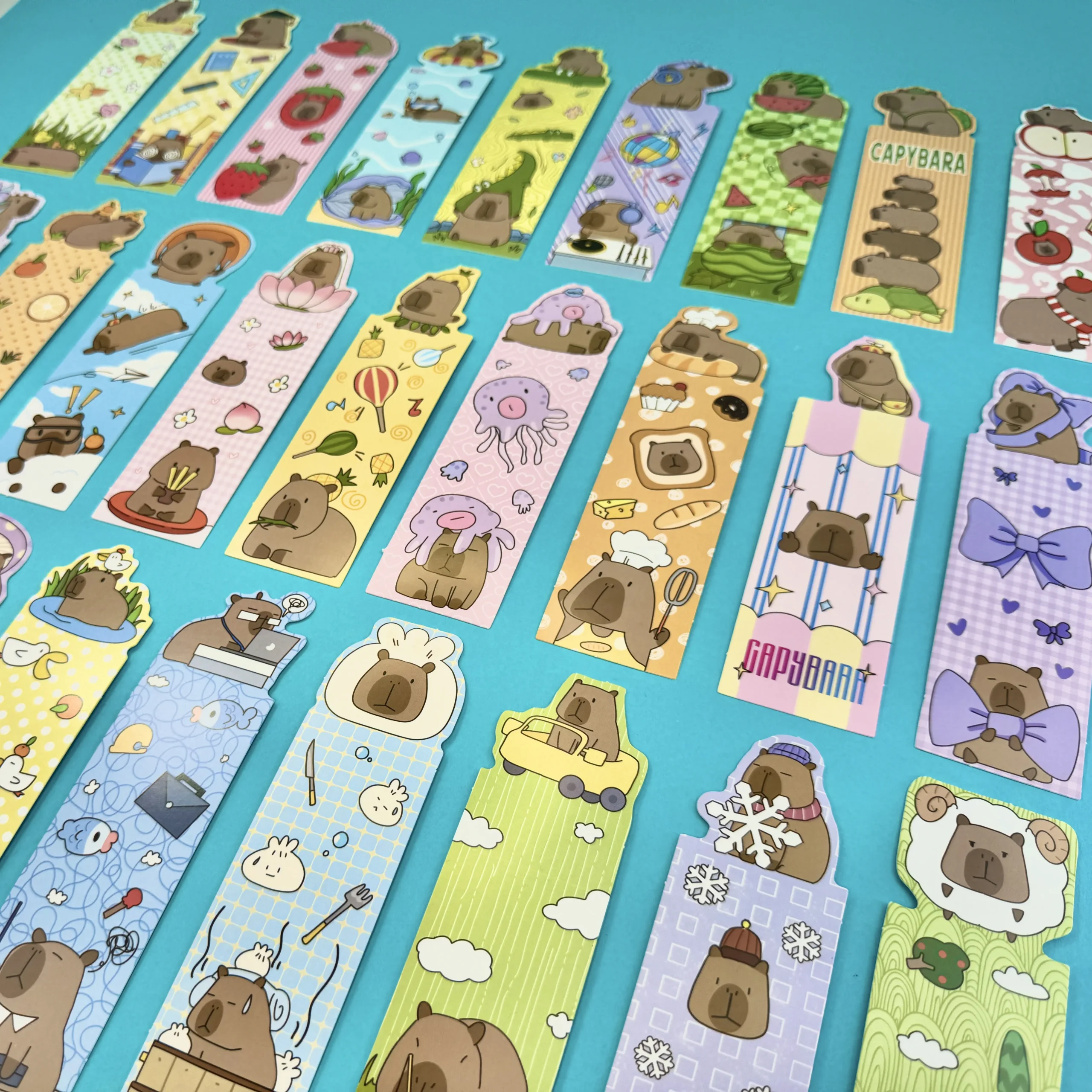 50 different designs of Capybara Bookmark