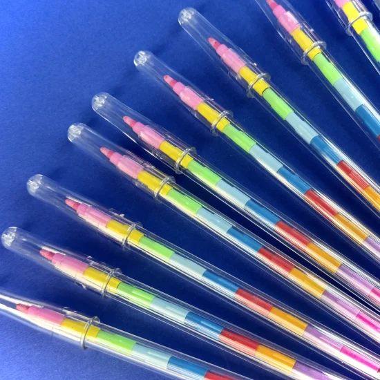 A row of rainbow pens Great Value Party Bag Filler